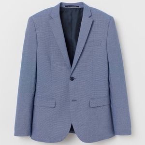 H&M Light Blue Melange Men’s Suit Jacket